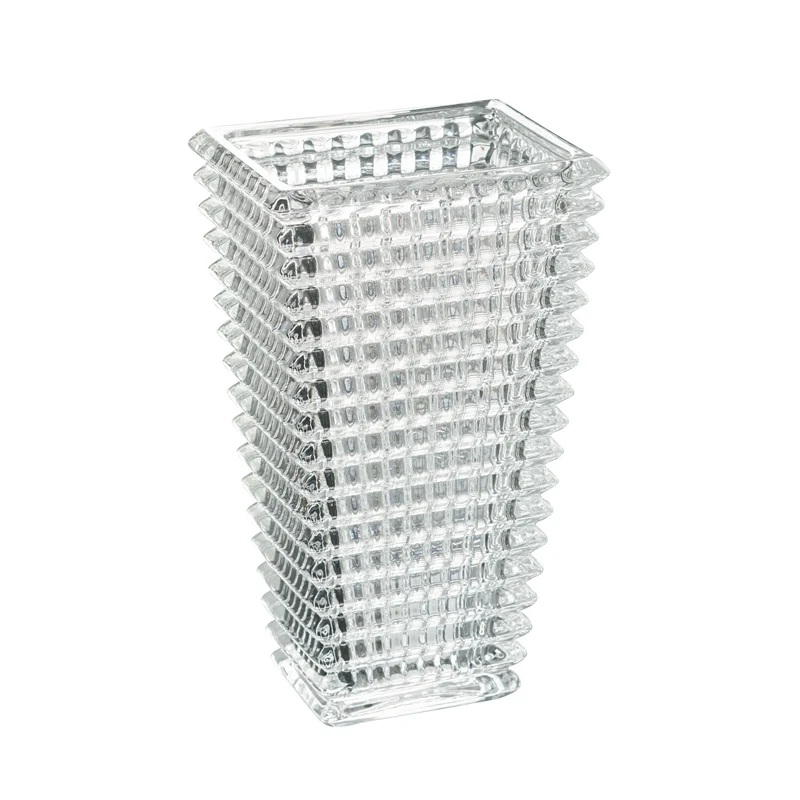 Vaso in Vetro Trasparente 16 x 12 x 28 cm