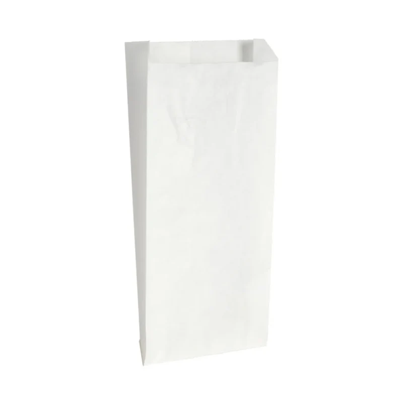 Sacchetti Kraft Bianco 12 x 22+4 cm - 100 pezzi