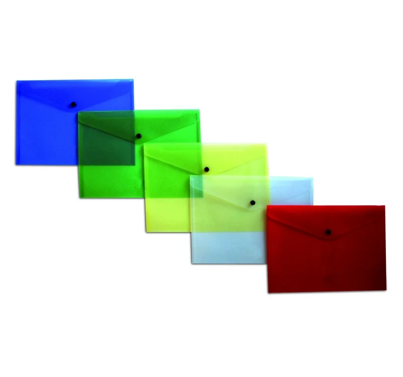 Cartella in PPL con Bottone 24 x 33 cm - 5 pezzi