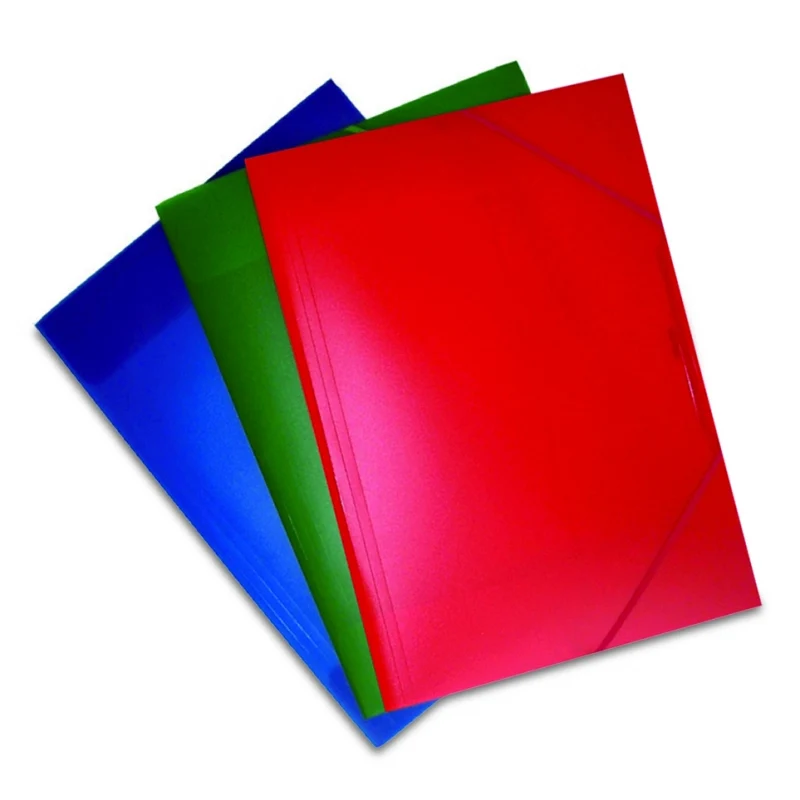 Cartella 3 Lembi in PPL con Elastico 24 x 32 cm