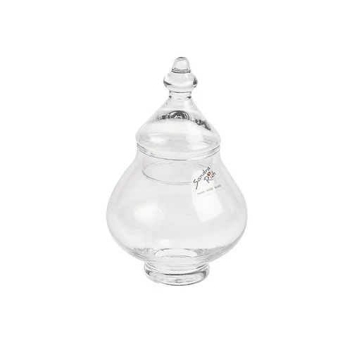 Vaso in Vetro Tin con Coperchio 11 x 17,6 cm