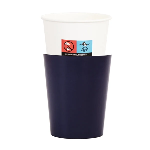 Bicchieri Blu con Cover - 8 pz