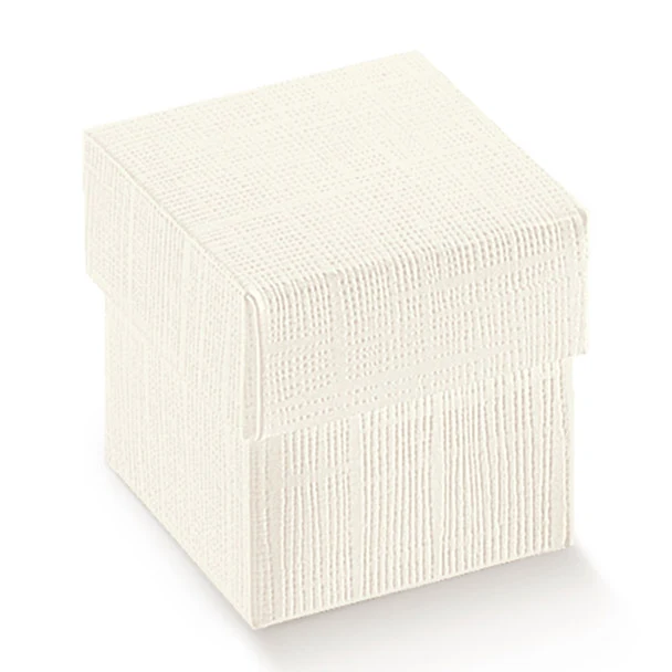 Scatola Seta Bianco con Fondo e Coperchio 165 x 165 x 400 mm - 10 pezzi