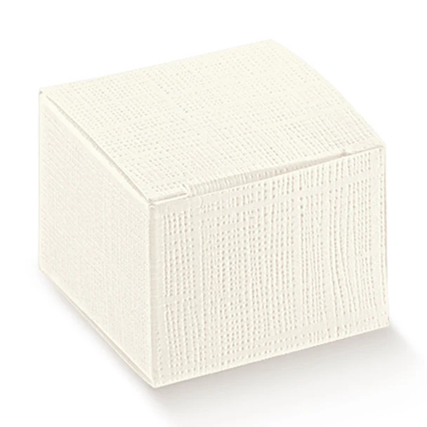Scatola Piegata Seta Bianca 170 x 170 x 150 mm - 10 pezzi