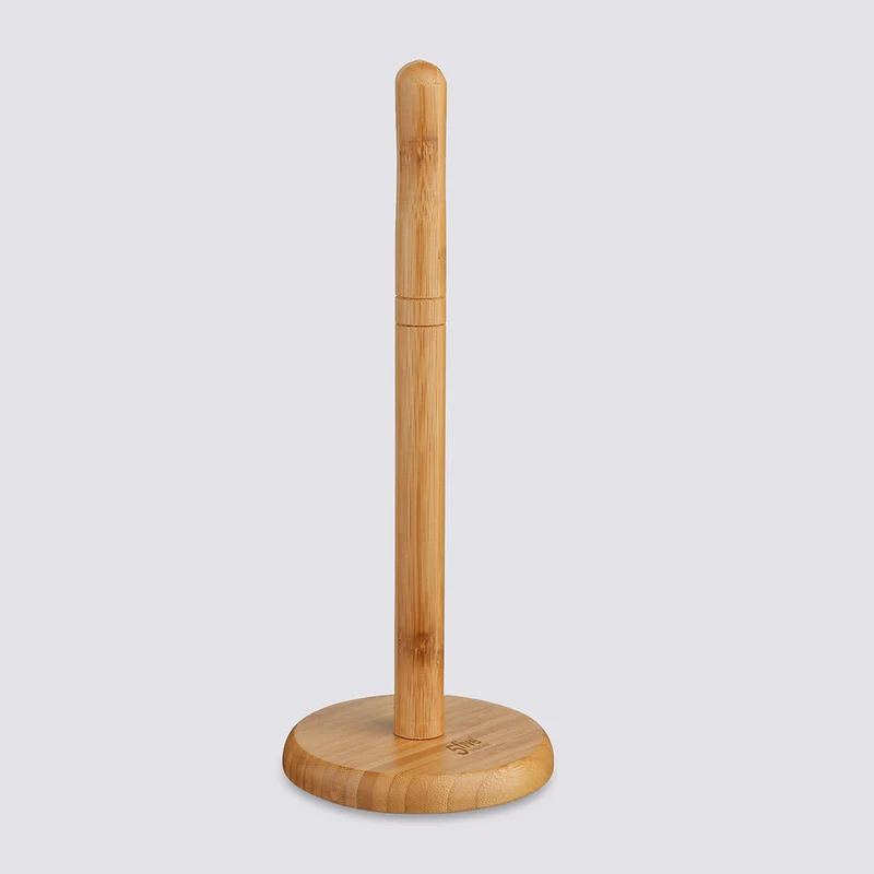 Porta Rotolo Carta da Cucina in Bambù 32 cm