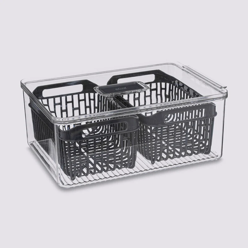 Contenitore per Frigorifero in PET Trasparente 32,5 x 22,5 cm