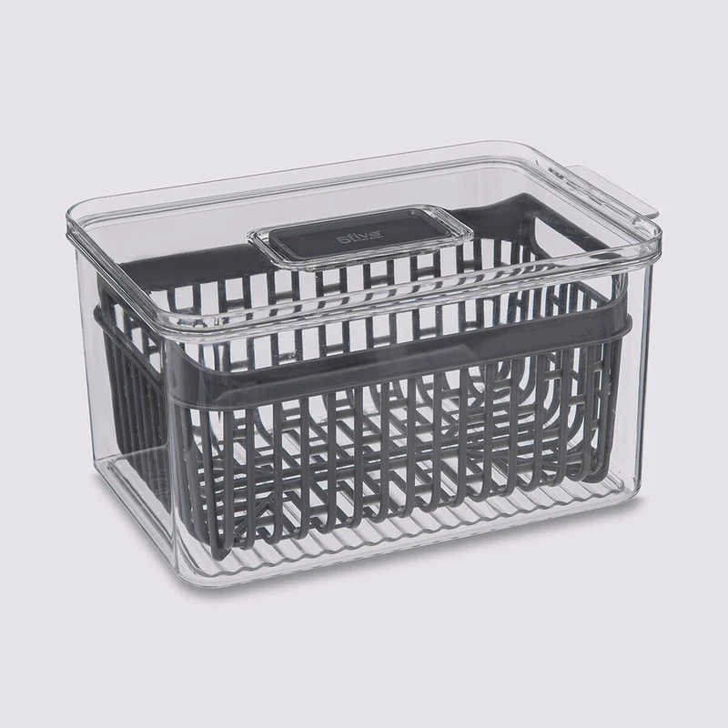 Contenitore per Frigorifero in PET Trasparente 24 x 15 cm
