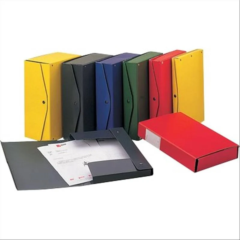 Scatola Progetto Prespan In Linea con Bottone Dorso 10 Verde