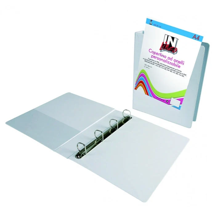 Copertina ad Anelli 50 mm In Linea A4 Dorso 4 Copertina Personalizzabile