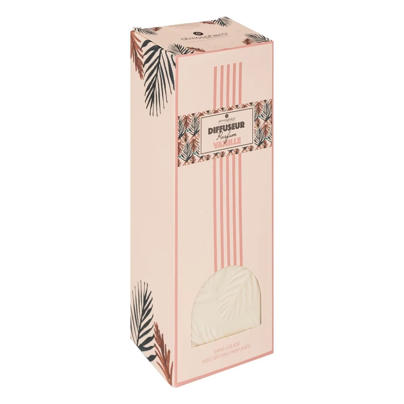 Diffusore con Bastoncini Vaniglia 7 x 4 x 8,3 cm