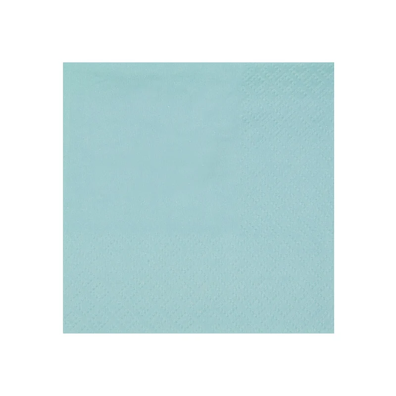 Tovaglioli in Carta 3 Veli Azzurro 21 x 20 cm - 25 pezzi