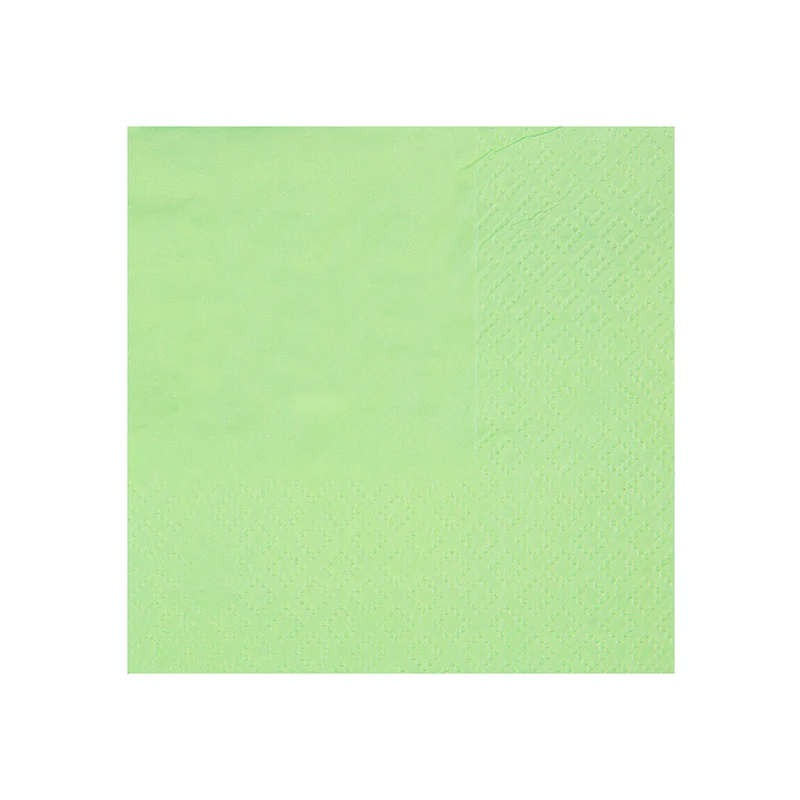 Tovaglioli in Carta 3 Veli Verde 21 x 20 cm - 25 pezzi
