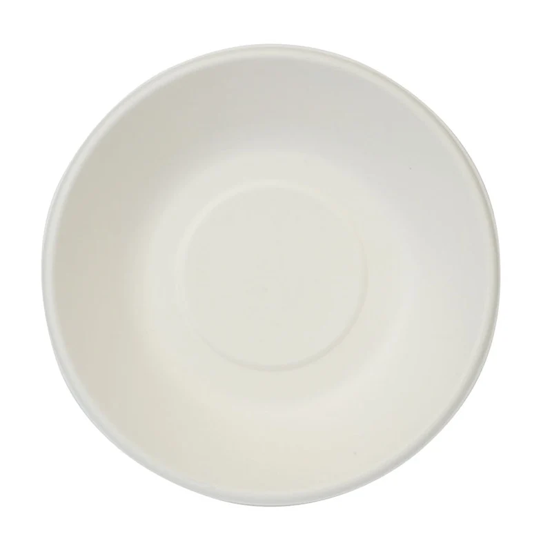 Piatti Piani Biocompostabili Bianco 18 cm - 50 pezzi