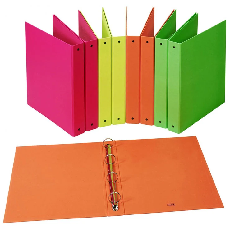 Copertina 4 Anelli Fluo Favorit 22 x 30 cm / Dorso 30 mm / Rosa