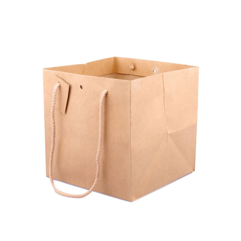 Borsa Kraft Food Line 18 x 18 x 18 cm