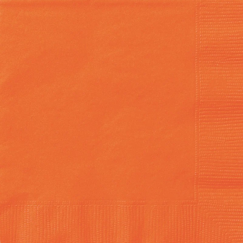 Tovaglioli Arancione 33 x 33 cm - 20 pezzi