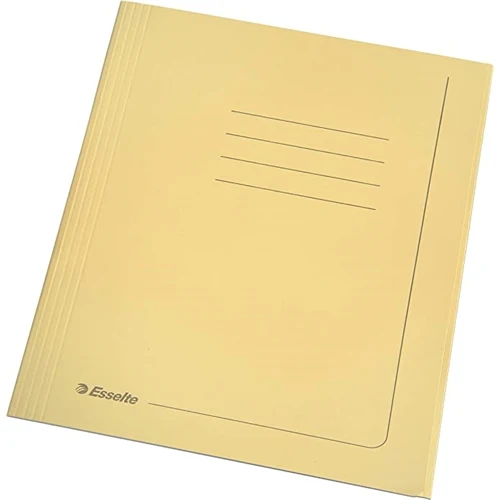 Cartelle Manilla Esselte 3 Lembi con Stampa 25 x 35 cm / Giallo / 25 pezzi