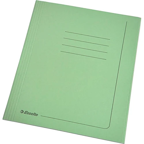Cartelle Manilla Esselte 3 Lembi con Stampa 25 x 35 cm / Verde / 25 pezzi