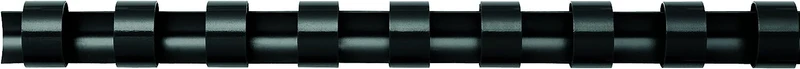 Spirale in Plastica Fellowes Nero da 12 mm - 25 pezzi