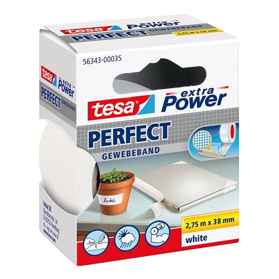 Nastro Adesivo Tesa Bord Tela 38X2,70 Bianco