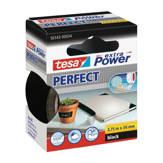Nastro Adesivo Tesa Bord Tela 38X2,70 Nero