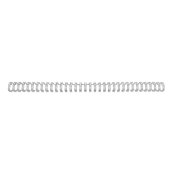 Spirale Gbc Metal Mm 9,5 34 Anelli Cf.100 Argento
