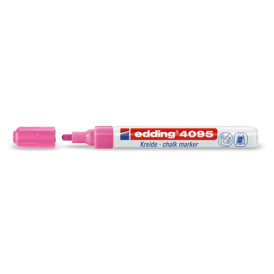 Pennarello Marcatore Edding Window 4095 Gesso Liquido Rosa