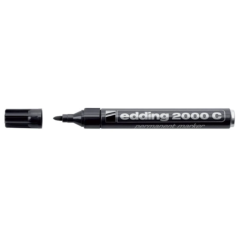 Pennarello Marcatore Edding 2000 a Punta Conica 1,5 mm Nero