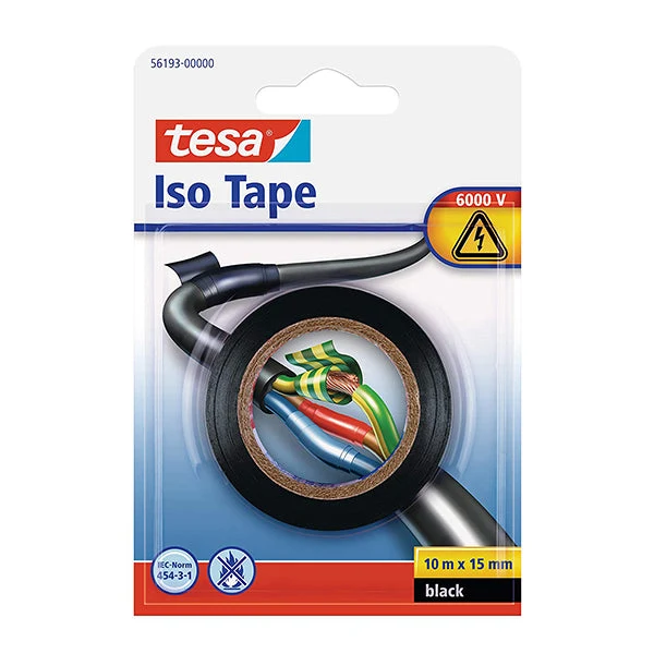 Nastro Adesivo Isolante 15X10 Blister Tesa Nero