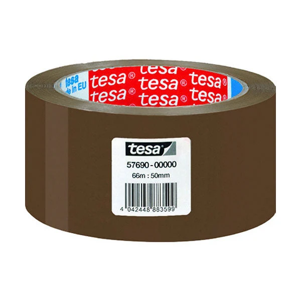 Nastro Adesivo Silent Tesa in PPL Avana 50 mm x 66 mt - 6 pezzi