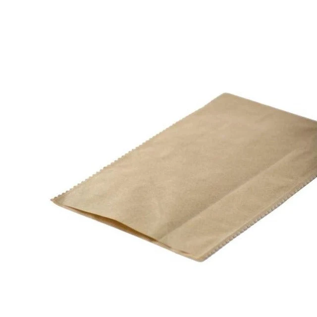 Sacchetti Carta Idrorepellenti Fondo Piatto 20 x 32 cm Avana - 50 pezzi