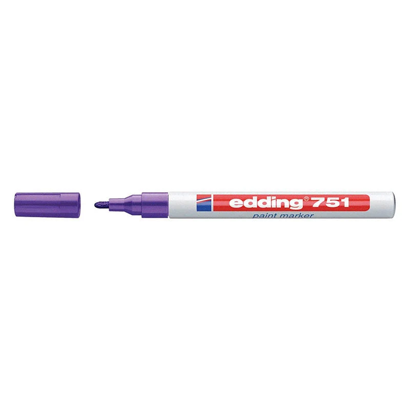 Pennarello Marcatore Edding 751 Punta Conica Mm 1,0 Viola