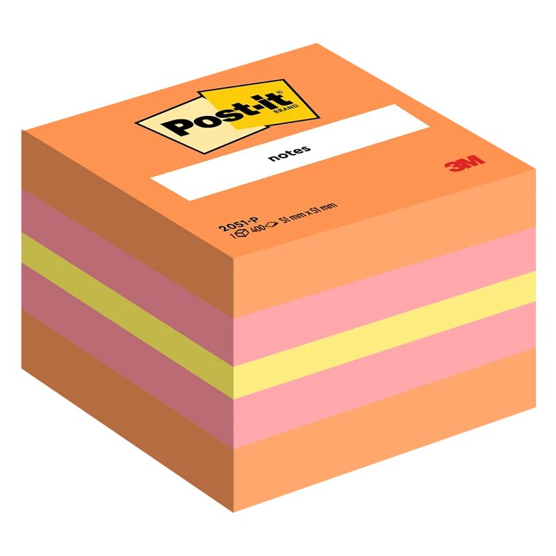 Cubo Post-It® 2051-P 51 x 51 mm - 400 Foglietti