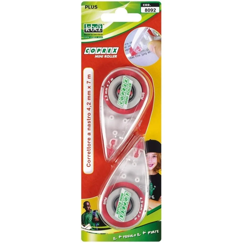 Correttori a Nastro Coprex Mini 4,2 mm x 7 mt - 2 pezzi