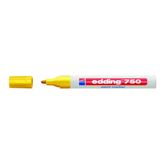 Pennarello Marcatore Edding 750 Punta Conica Mm.2 Giallo