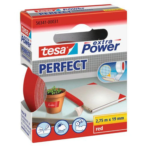 Nastro Adesivo Tesa Bord Tela 19X2,70 Rosso
