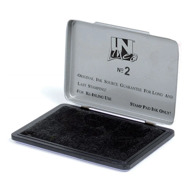 Cuscinetto In Linea Per Timbro 2 8X12 Inchiostro Nero