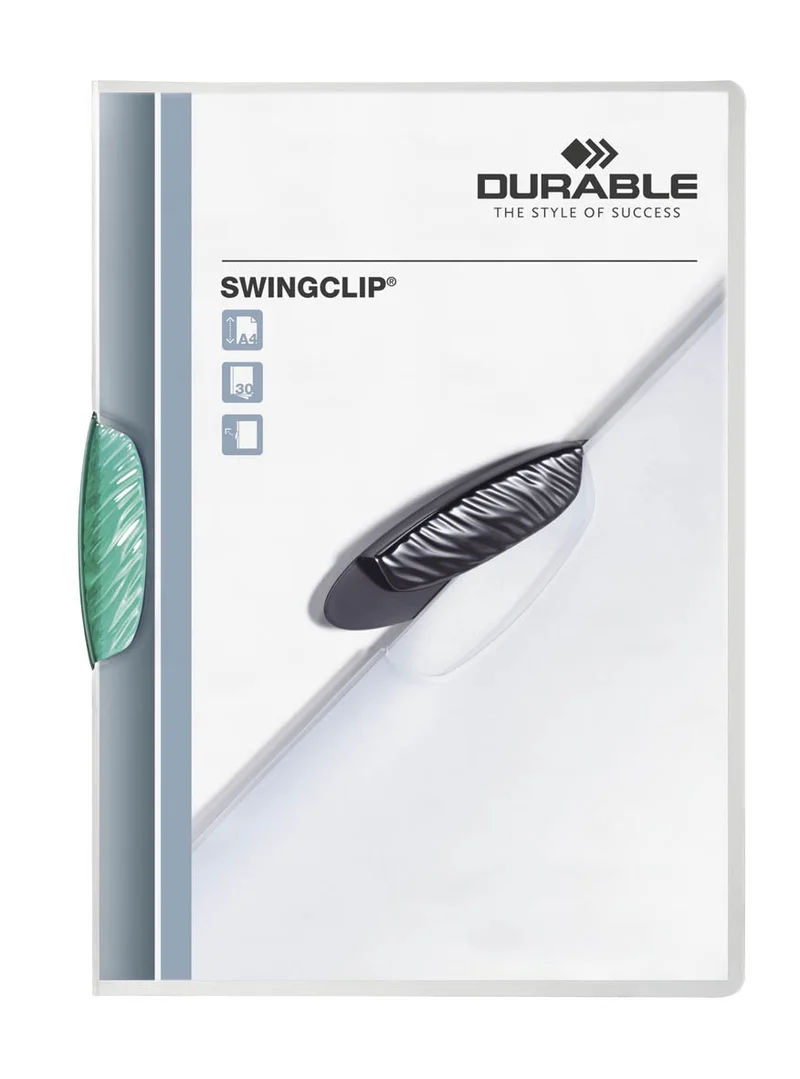 Cartellina con clip Swingclip® Durable Verde Scuro