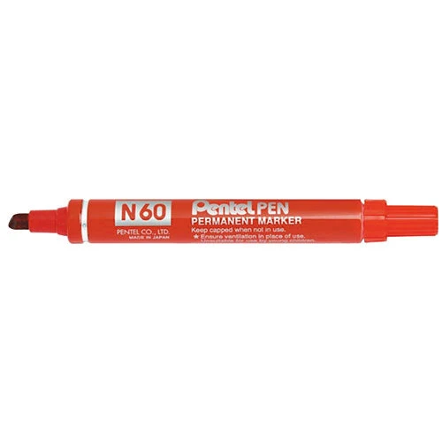 Pennarello Marcatore Pentel N60 Rosso