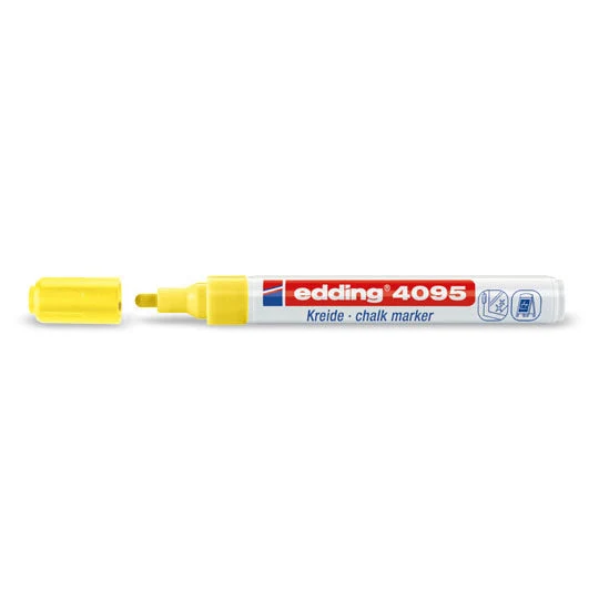 Pennarello Marcatore Edding Window 4095 Gesso Liquido Giallo