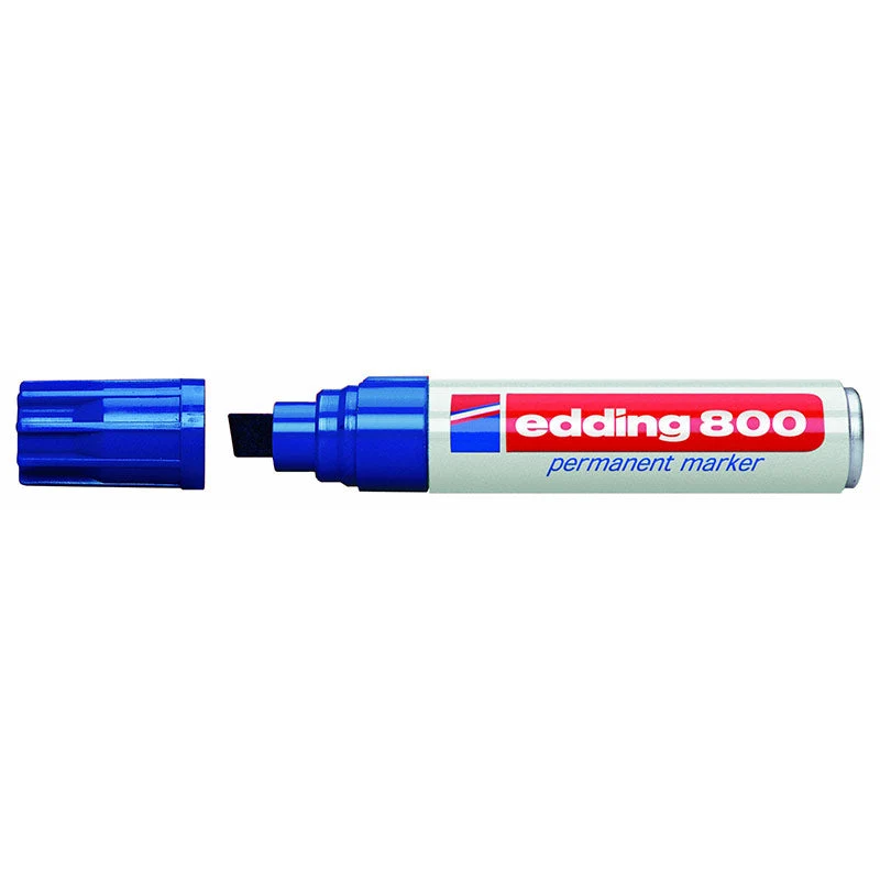Pennarello Marcatore Edding 800 Punta Scalpello 4-12 Blu