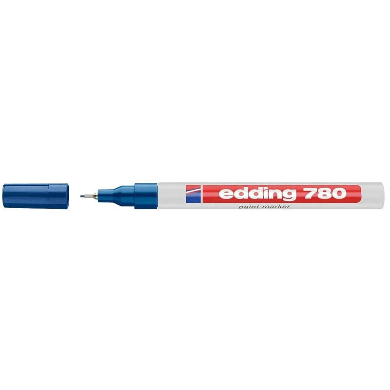 Pennarello Marcatore Edding 780 Punta Sintetica 0,8 Blu