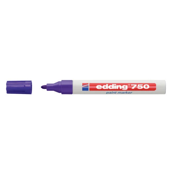 Pennarello Marcatore Edding 750 Punta Conica Mm.2 Viola