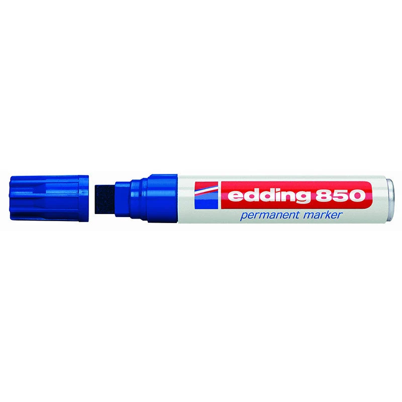 Pennarello Marcatore Edding 850 Punta Scalpello Mm 5-16 Blu