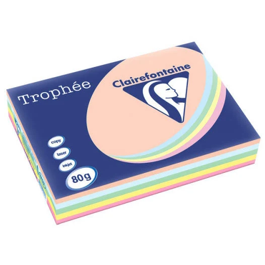 Risma Clairefontaine Trophe A4 G80 Ff500 Assortiti Tenui