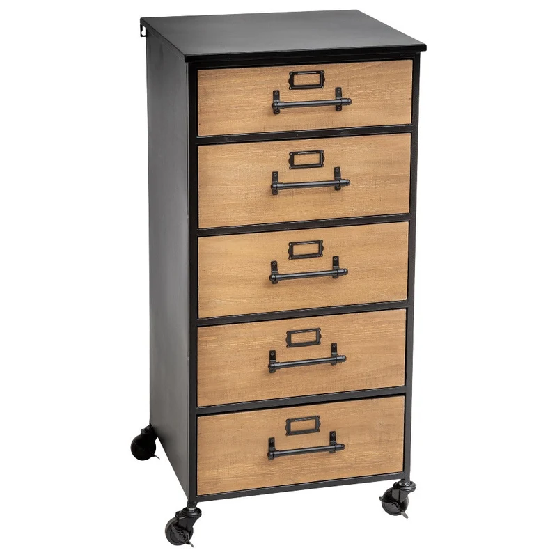 Cassettiera con Rotelle 42 x 37 x 88 cm