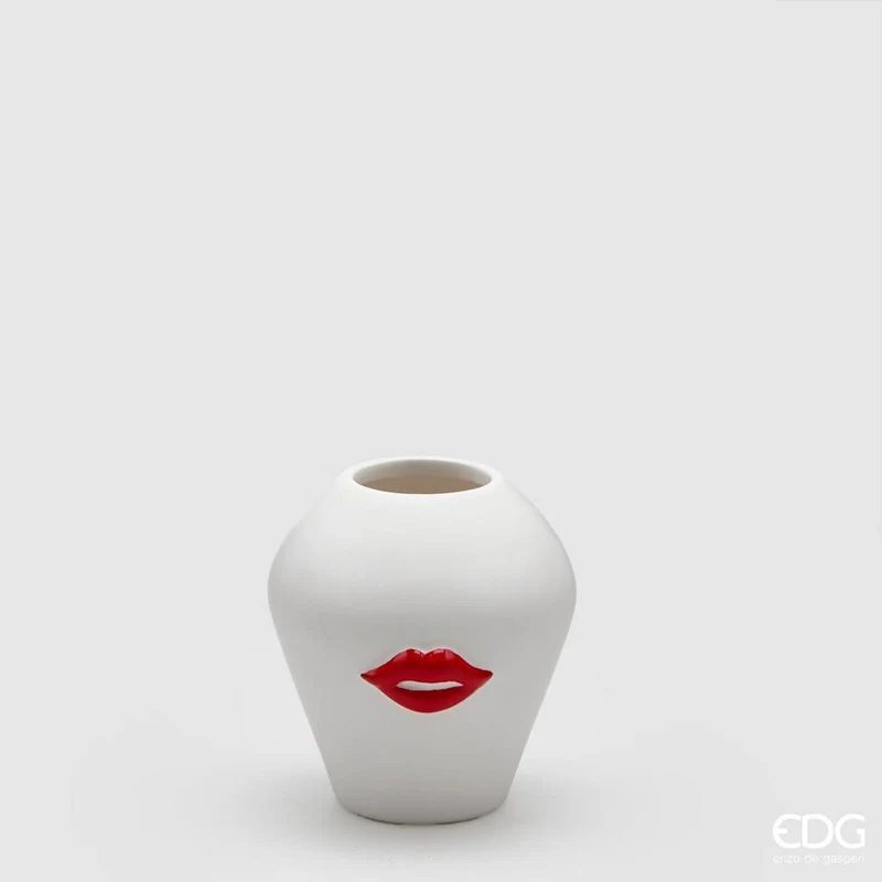 Vaso Kiss Bianco 10 x 11 cm