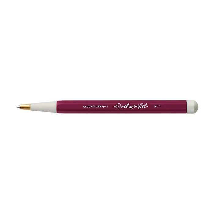 Penna Gel Leuchtturm 1917 Drehgriffel con Fusto Port Red e Inchiostro Nero