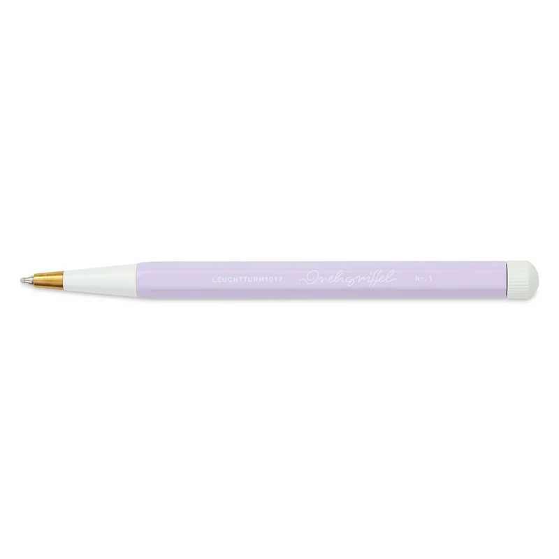 Penna Gel Leuchtturm 1917 Drehgriffel con Fusto Lilac e Inchiostro Nero