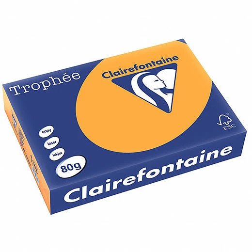 Risma Clairefontaine Trophe A4 G80 Ff500 Arancio